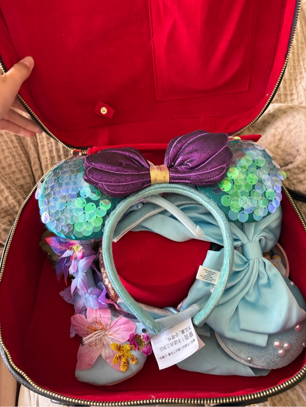 Disney Minnie Ears with Bag